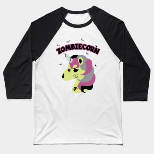 ZOMBIECORN A ZOMBIE UNICORN Baseball T-Shirt